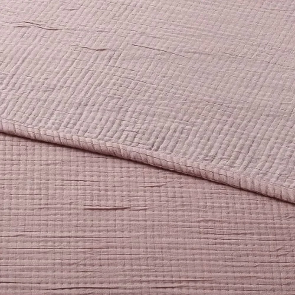 Threshold Pink Quilted Cotton Coverlet